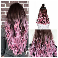 In one piece synthetic hair extension For Women High Temperature Heat Resistant Synthetic Fiber Hair Bundles Hair Wigs miniinthebox