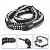 INBIKE Coded Lock Password lock Bike Chain Lock Reflective Locking Security Anti Theft Waterproof And Dustproof Cover For Road Bike Mountain Bike MTB Motobike / Motorcycle Folding Bike Cycling Bicycle