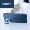 Inconspicuous Stand Case For Apple iPhone 12 Pro Max 12 Mini 11 Pro Max Conservative Case with Stand / Clear Back Cover Transparent PC Case