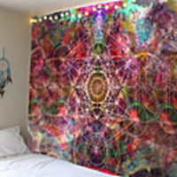 Indian Mandala Wall Hanging Tapestry Wall Decor Tapestries Hippie Night Moon Mandala Tapestry Wall Mat