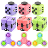 Infinity Cubes Finger Toy Fidget Spinner Stress Reliever 3 pcs Portable Gift Cute Stress and Anxiety Relief DIY For Boy Girl Adults