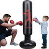 Inflatable Punching Bag for Kids,  63Inch Punching Bag Freestanding Boxing Bag Fitness Punching Bag Column Tumbler Sandbag,  for Practicing Karate,  Taekwondo,  Decompression Kick Training,  with Air Pump miniinthebox