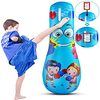 Inflatable Punching Bag for Kids,  Free Standing Boxing Toy for Children,  Air Bop Bag for Boys Girls,  Exercise Stress Relief miniinthebox