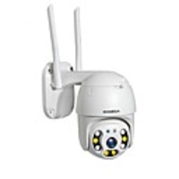 INQMEGA Cloud 1080P Full-color Night Vision IP Camera Outdoor PTZ Camera 2MP WIFI Speed Dome Auto Tracking Camera IP66 Waterproof Outdoor Remote Access IR Onvif CCTV Security Camera