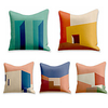 Ins Double Side Cushion Cover 5PC Soft Geometric Decorative Square Pillowcase for Sofa bedroom Car Chair Superior Quality Outdoor Cushion for Patio Garden Farmhouse Bench Couch miniinthebox