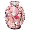 Inspired by Ahegao Ahegao Cosplay Costume Hoodie Terylene 3D Printing Harajuku Graphic Hoodie For Men