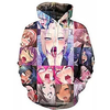 Inspired by Ahegao Ahegao Cosplay Costume Hoodie Terylene 3D Printing Harajuku Graphic Hoodie For Women
