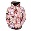 Inspired by Ahegao Ahegao Cosplay Costume Hoodie Terylene 3D Printing Hoodie For Men