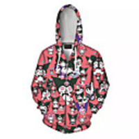 Inspired by Ahegao Ahegao Cosplay Costume Hoodie Terylene 3D Printing Hoodie For Men