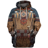 Inspired by American Indian American Indian Cosplay Costume Hoodie Terylene 3D Printing Harajuku Graphic Hoodie For Men