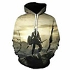 Inspired by Animal Deer Cosplay Costume Hoodie Plush Fabric 3D Printing Hoodie For Men