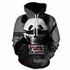 Inspired by Animal Panda Cosplay Costume Hoodie Plush Fabric 3D Printing Hoodie For Men