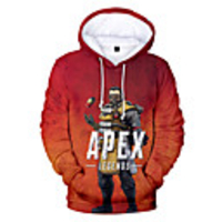 Inspired by Apex Legends Student / School Uniform Cosplay Costume Hoodie Polyster Print Printing For Men