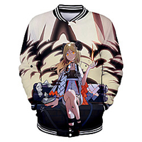Inspired by Arknights Amiya Anime Cartoon Polyster Anime 3D Harajuku Graphic Outerwear For Men