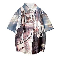 Inspired by Arknights Cosplay Costume Cartoon Terylene Anime Harajuku Graphic Kawaii Top For Men