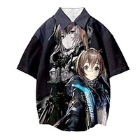 Inspired by Arknights Cosplay Costume Cartoon Terylene Anime Harajuku Graphic Kawaii Top For Men