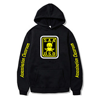 Inspired by Assassination Classroom Korosensei Cosplay Costume Hoodie Polyester / Cotton Blend Graphic Prints Printing Harajuku Graphic Hoodie For Women