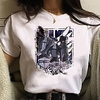 Inspired by Attack on Titan Cosplay Anime Cartoon Polyester / Cotton Blend Print Harajuku Graphic Kawaii T-shirt For Women