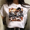 Inspired by Attack on Titan Cosplay Anime Cartoon Polyester / Cotton Blend Print Harajuku Graphic Kawaii T-shirt For Women