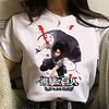 Inspired by Attack on Titan Cosplay Anime Cartoon Polyester / Cotton Blend Print Harajuku Graphic Kawaii T-shirt For Women