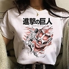 Inspired by Attack on Titan Cosplay Anime Cartoon Polyester / Cotton Blend Print Harajuku Graphic Kawaii T-shirt For Women
