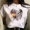 Inspired by Attack on Titan Cosplay Anime Cartoon Polyester / Cotton Blend Print Harajuku Graphic Kawaii T-shirt For Women