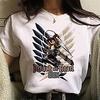 Inspired by Attack on Titan Cosplay Anime Cartoon Polyester / Cotton Blend Print Harajuku Graphic Kawaii T-shirt For Women