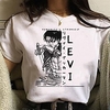 Inspired by Attack on Titan Cosplay Anime Cartoon Polyester / Cotton Blend Print Harajuku Graphic Kawaii T-shirt For Women