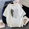Inspired by Attack on Titan Cosplay Cosplay Costume T-shirt 100% Polyester Print T-shirt For Women