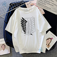 Inspired by Attack on Titan Cosplay Cosplay Costume T-shirt 100% Polyester Print T-shirt For Women
