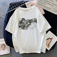 Inspired by Attack on Titan Cosplay Cosplay Costume T-shirt Polyester / Cotton Blend Print T-shirt For Women