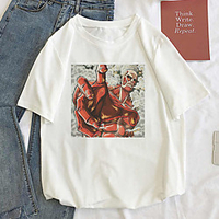 Inspired by Attack on Titan Cosplay Cosplay Costume T-shirt Polyester / Cotton Blend Print T-shirt For Women