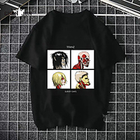 Inspired by Attack on Titan Cosplay Cosplay Costume T-shirt Polyester / Cotton Blend Print T-shirt For Women