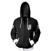 Inspired by Attack on Titan Eren Jager Cosplay Costume Hoodie Terylene Cartoon Stylish Hoodie For Unisex / Jacket miniinthebox