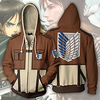 Inspired by Attack on Titan Eren Jager Mikasa Ackermann Anime Cosplay Costumes Japanese Cosplay Hoodies Reactive Print Patchwork Hoodie For Men