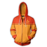 Inspired by Avatar Aang Cosplay Costume Hoodie Terylene 3D Printing Hoodie For Women