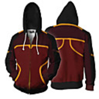 Inspired by Avatar: The Last Airbender Azula Cosplay Costume Hoodie Terylene 3D Printing Hoodie For Men