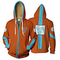 Inspired by Avatar: The Last Airbender Cosplay Cosplay Costume Hoodie Terylene 3D Printing Hoodie For Men