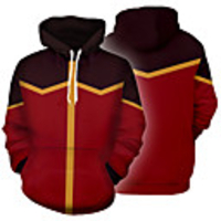Inspired by Avatar: The Last Airbender Kamado Nezuko Cosplay Costume Hoodie Terylene 3D Printing Hoodie For Men