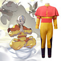 Inspired by Avatar:The Legend of Korra Katara Anime Cosplay Costumes Japanese Cosplay Suits 1 Pair of Cufflinks Leotard / Onesie Shawl For Men