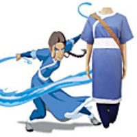 Inspired by Avatar:The Legend of Korra Katara Anime Cosplay Costumes Japanese Cosplay Suits Leotard / Onesie Pants Bag For Men