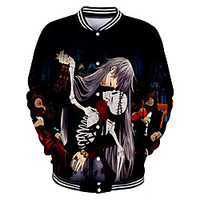 Inspired by Black Butler Brina Palencia Anime Cartoon Polyster Anime 3D Harajuku Graphic Outerwear For Men