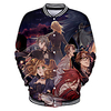 Inspired by Black Butler Brina Palencia Anime Cartoon Polyster Anime 3D Harajuku Graphic Outerwear For Men