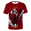 Inspired by Black Butler Cosplay Anime Cartoon 100% Polyester 3D Harajuku Graphic Kawaii T-shirt For Women