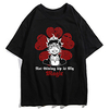 Inspired by Black Clover Cosplay Anime Cartoon Polyester / Cotton Blend Print Harajuku Graphic Kawaii T-shirt For Women