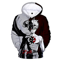 Inspired by Black Clover Cosplay Cosplay Costume Hoodie Polyester / Cotton Blend Graphic Printing Hoodie For Women