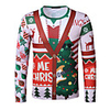 Inspired by Christmas Christmas Trees T-shirt Polyester / Cotton Blend Print Printing Hoodie For Men