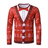 Inspired by Christmas Christmas Trees T-shirt Polyester / Cotton Blend Print Printing Hoodie For Men