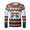Inspired by Christmas Deer T-shirt Polyester / Cotton Blend Print Printing Hoodie For Men