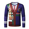 Inspired by Christmas Deer T-shirt Polyester / Cotton Blend Print Printing Hoodie For Men